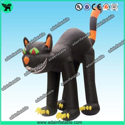 China Halloween Advertising Inflatable Cat, Halloween Decoration Inflatable Cat for sale