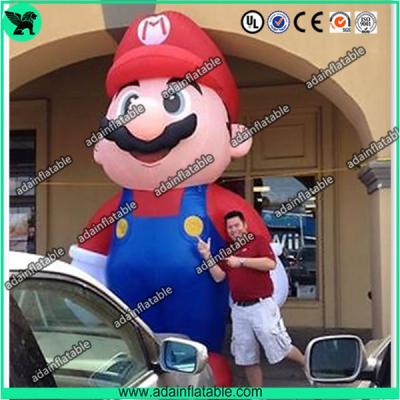 China Event Advertising 5m Giant Inflatable Mario Cartoon Inflatable Mario Mascot for sale