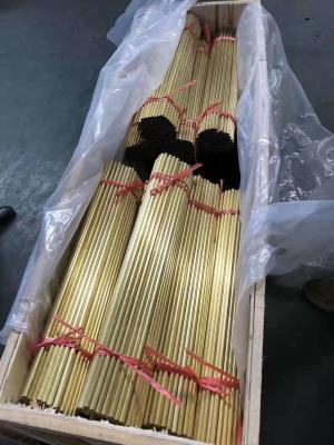 China Cold Drawning Aluminium Brass Tubes C68700 Spiral Copper Tube Heat Exchanger 15.88*1mm for sale