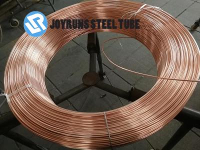 China 4.76mm*0.65mm Steel Bundy Tube ASTM A254 SPCC  Pancake Copper Tube for sale