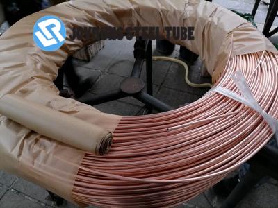 China 8*0.6MM Cold Drawn Tube , EN10139 DC04 Copper Tube Heat Exchanger Coil Single Wall for sale