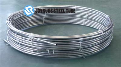 China ASTM A254-97 BHG1 9.52*0.89mm Thin Hollow Metal Tube , Zinc Coated Bundy Steel Tube for sale