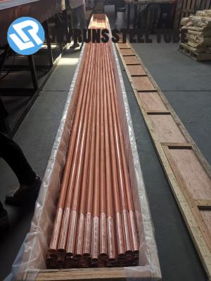 China Heat Exchanger Copper Finned Tubes Seamless ASTM Standard for sale