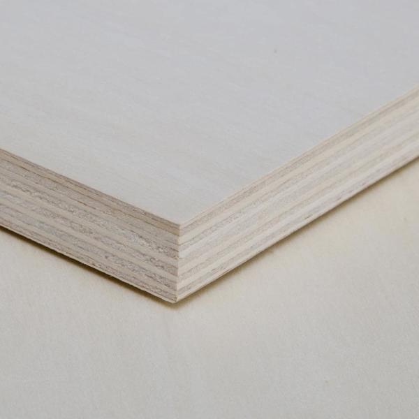 Quality FSC 15mm/18mm E0 Glue Bleached Poplar Faced Full Poplar Core Plywood for sale