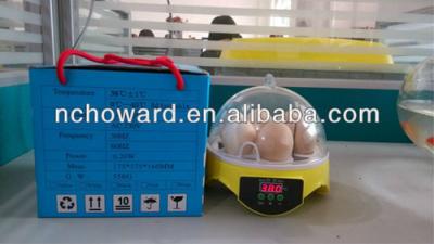 China 2016 promotion kids gift YZ9-7 mini egg incubator for sale CE approved for sale