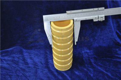 China Yellow Machining Customized 99 Alumina Ceramic Parts For Industries en venta
