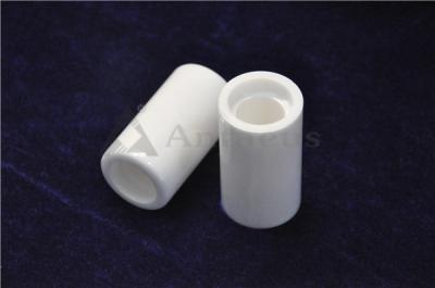China Alta dureza de la fractura de los tubos de cerámica blancos industriales de la circona en venta