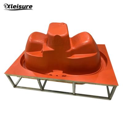 China professional oval gel-coat spa hot tub mold (male mold) spa massage bathtub with two seats design bathtub mould for sale