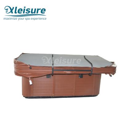 China Custom Covermate Easy Spa Cover Rustproof Lift Black Hot Tub Cover And Lift for sale