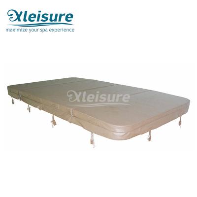 China Outdoor Vinyl Spa Depot Hot Tub Covers Hot Tub Slipcover Customized Radius for sale