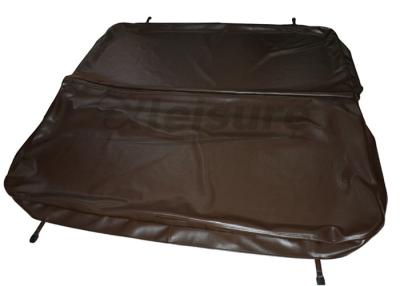 China Brown Commercial Hot Tub Spa Covers Energy Saving Walk On Hot Tub Covers for sale