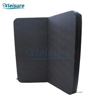 China Graphite Square Spa Thermal Cover Lid Vinyl Hot Tub Spa Covers For Residential for sale