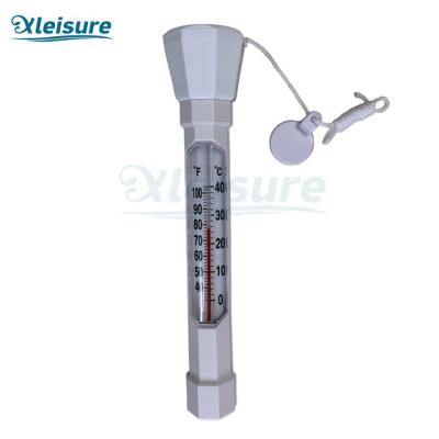China White Swimming Pool Bathtub Waterproof  Floating Water Thermometers With String For Spa And Swimming Pool for sale