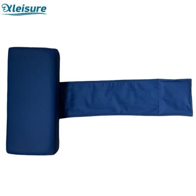 China Blue Color T Shape Super Soft Weighted Spa Bath Pillow For Massage Spa For Promotion for sale