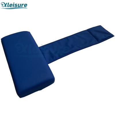 China Deluxe Weighted Soft Spa Pillow Cushion T Shape Super Spa Vinyl Movable Bath Pillow For Massage Spa for sale