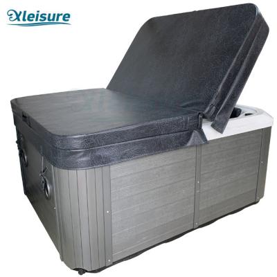China Flexibly Customized Hand - Rectangle Insulation Cover Vinyl Spa Hot Tub For Lucite Spa For Promotion In Charcoal for sale