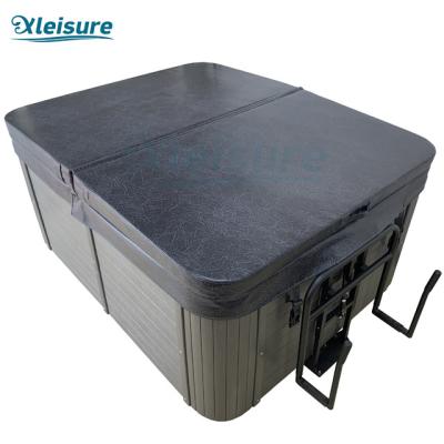 China Rectangle Outdoor Swim Pool Lifter Plastic Hot Tub Spa Covers for sale