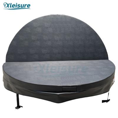 China Waterproof Spa Protective PVC Leather Luxury Hot Tub Spa Covers for sale