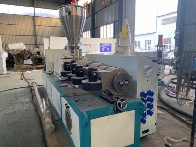 China Conical Twin Screw PVC Pipe Extrusion Line for Water Supply Drainage for sale