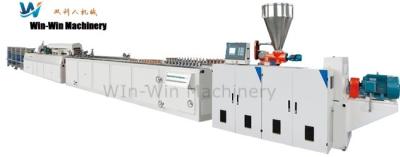China Color Pattern Panel Double Screw Extruder for Composite WPC Pallet Loading Board en venta