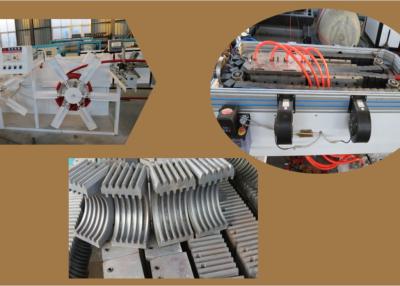 China PP PVC 800mm Double Wall Corrugated Pipe Extrusion Line for sale