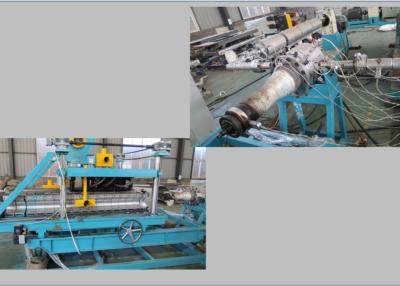 China Single Wall Corrugated 35kgh Plastic Pipe Production Line for sale