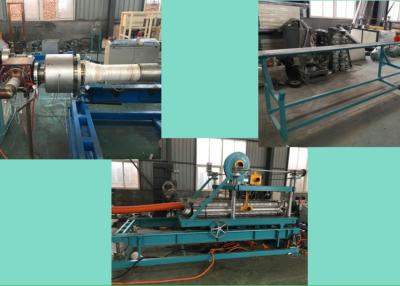 China 50-100kg/H PE Flexible Pipe Machine Steel Wire Reinforced Hose Machine​ for sale