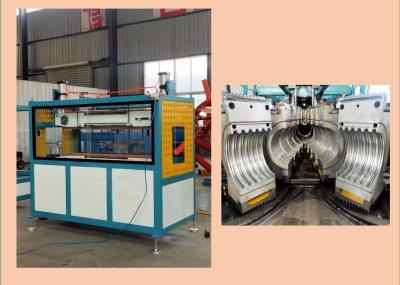 China PLC PVC PP PE 400mm Corrugated Pipe Extrusion Line for sale