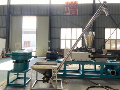China 200-260kg/H PVC Pipe Extrusion Line Conical Twin Screw Extruder for sale
