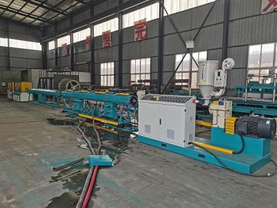 China Linha de produção plástica 16-63mm automático da extrusão da tubulação do PVC da drenagem da fonte de água à venda