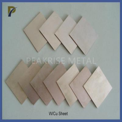 China el cobre del tungsteno 90%W hace tabletas el cobre de la soldadura de resistencia del grueso del material 1m m del electrodo de soldadura de resistencia de hoja de la aleación en venta