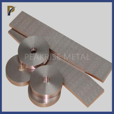 China W80Cu Tungsten Copper Alloy Plate For Contact Material Copper Tungsten Sheet Electrical Contact Points for sale