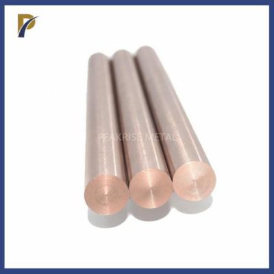 China Tungsteno Rod Copper Tungsten Bar de cobre de Rod Bright Surface For Electrodes de la aleación de cobre del tungsteno WCu20 del diámetro 25m m en venta