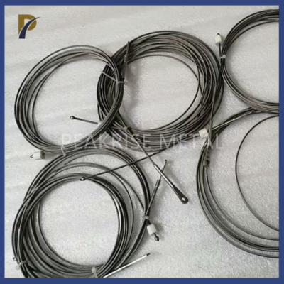 China Cuerda de alambre de encargo de tungsteno WAL1 para los usos usados de las piezas de la luz eléctrica de la fuente de la luz eléctrica del tungsteno en venta