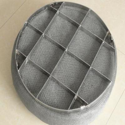 China Anti Acid Wire Mesh Mist Eliminator Knitted Mesh Demister Pad For Gas Scrubber for sale