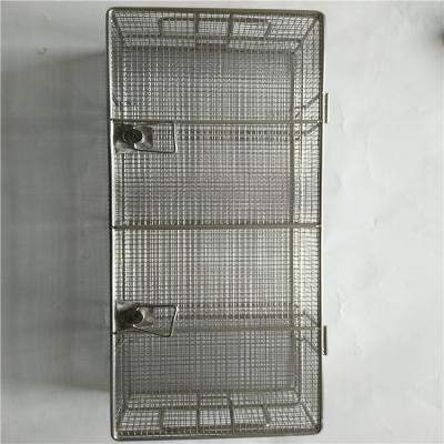 China Square Round Wire Mesh Baskets Stainless Steel For Sterilizing Cleaning Part for sale
