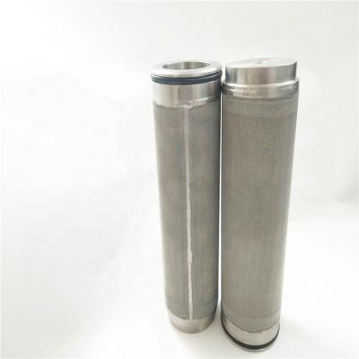 China 1-300mm Dia 316 Stainless Steel Mesh , SS Sintered Filter Cartridge  Large Flow for sale