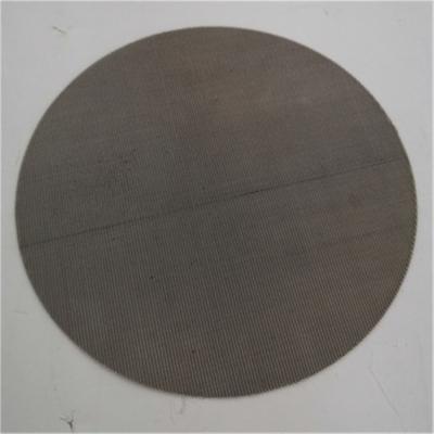 China Disc Wire Filter Mesh Good Filtering Performance High Temperature Resistant for sale