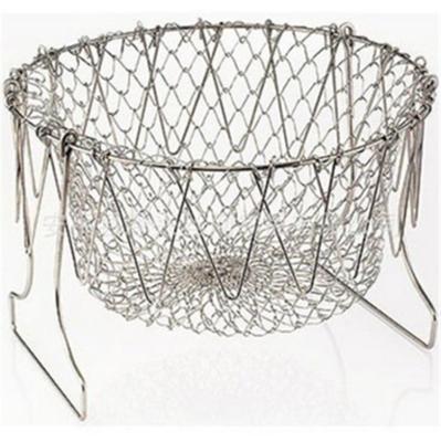China SS 304L Wire Filter Mesh  Used As A Storage Basket Foldable Filter for sale