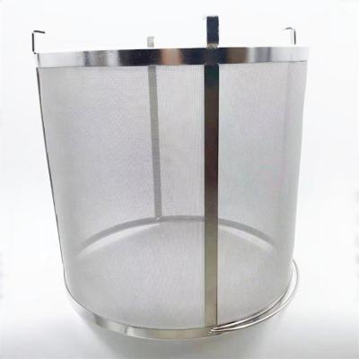 China Cylindrical Wire Mesh Beer Brewing Basket For Kinds Filtration Industry for sale