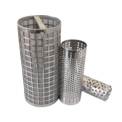 China Custom Made 304 316  Stainless Steel Drain Net Strainer Perforated Metal Mesh for sale