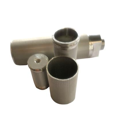 China 5 10 20 25 Micron Porous Sintered Metal Filter For Chemical Filtering for sale
