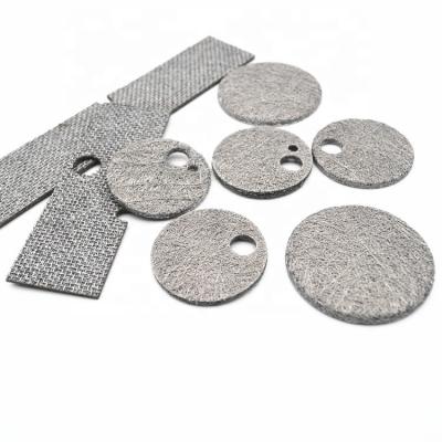 China Stainless steel ss micron 10mm 15mm 16mm 20mm 25mm 30mm edge packed filter mesh packs filter disc mesh for sale