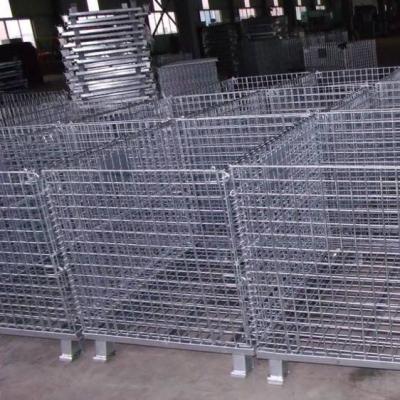 Chine Cages de stockage de grillage en métal 2.5mm d'acier inoxydable de supermarché à vendre
