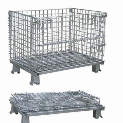 China Foldable Hot Dip Galvanizing 2000kg Metal Pallet Containers for sale