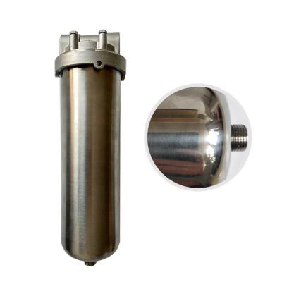 China Custom-made stainless steel  Water Purifier Cartridge Filter Housing For Industrial for sale