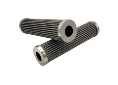China 10 Microns Wave Page Fold Stainless Steel Cartridge Filter Element for sale