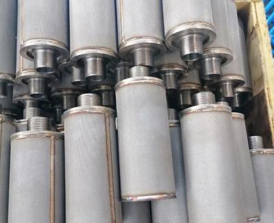 China Stainless Steel Custom 5 Layers Sintered Mesh Filter Core Sewage Treatment for sale