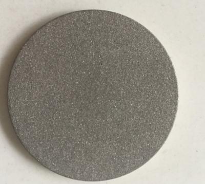 Cina la polvere di titanio 316l ha sinterizzato la temperatura elevata microporosa del piatto del filtrante di acciaio inossidabile in vendita