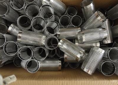 China All Round Hole Perforated Stainless Steel Pipe Cylindrical Filter In Water System for sale
